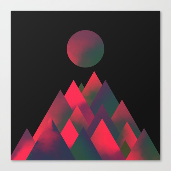 It's always like this somewhere Canvas Print
