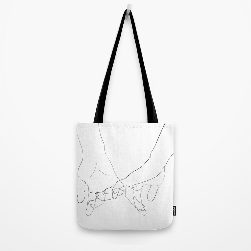 Tremendous noodles Ironic promesse Tote Bag by minimaliste | Society6