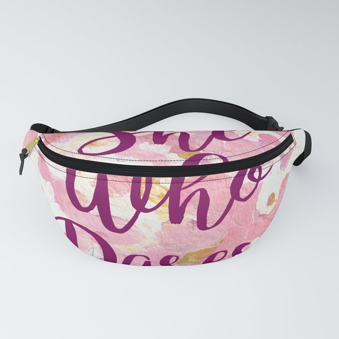 She Who Dares Pink Rose Gold Fanny Pack