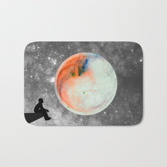 Fly me to the moon Bath Mat