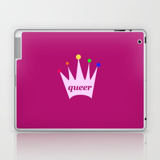 queer queen Laptop & iPad Skin
