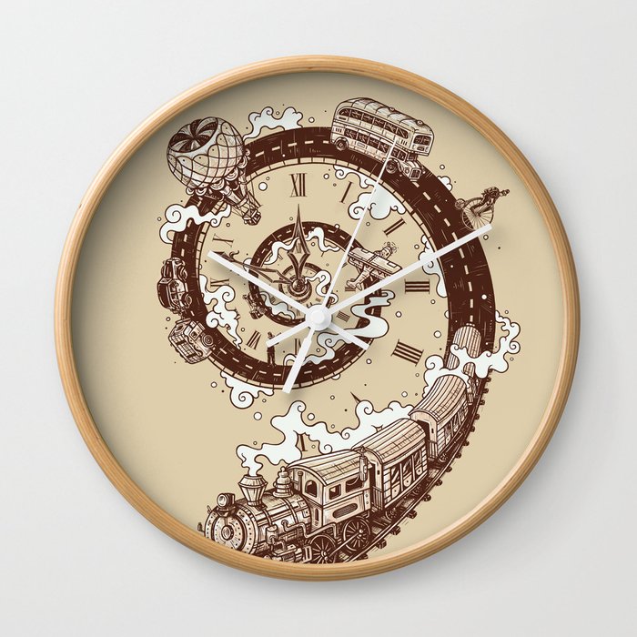 Time Travel Wall Clock