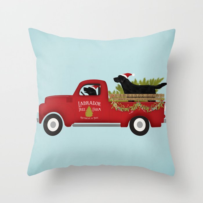Christmas truck pillows cheap