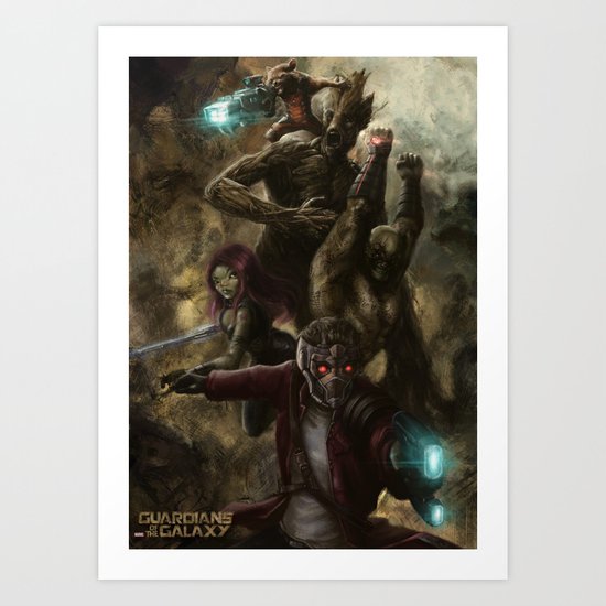 We are Groot Art Print