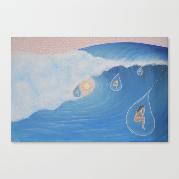Waves of Life Canvas Print