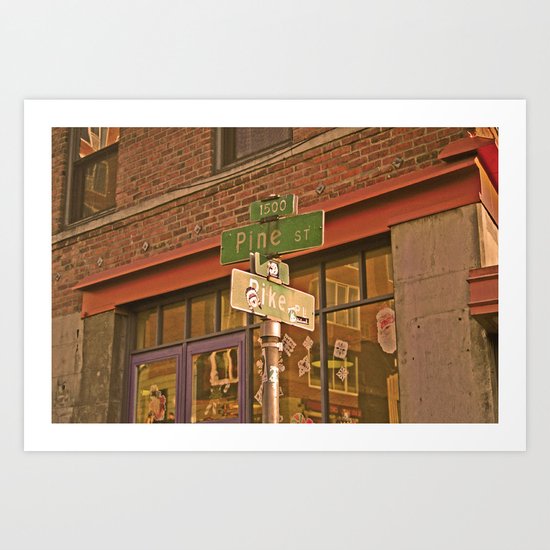 where the piano man plays Art Print