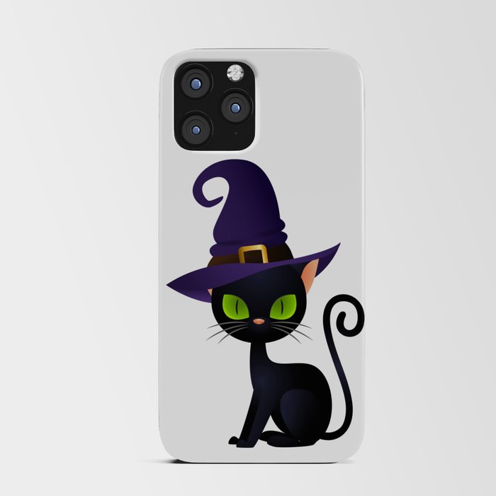 Black Cat iPhone Card Case