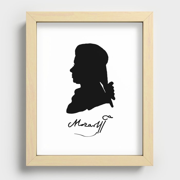 Wolfgang Amadeus Mozart (1756 -1791) silhouette, engraved by Hieronymous  Löschenkohl, 1785 Art Print by Alexandra_Arts | Society6