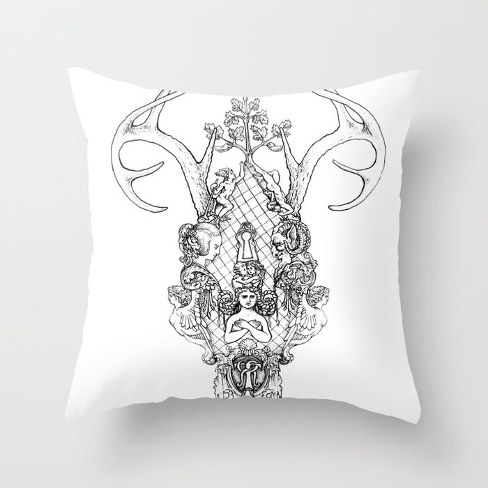 Love in Dangerous Places Throw Pillow