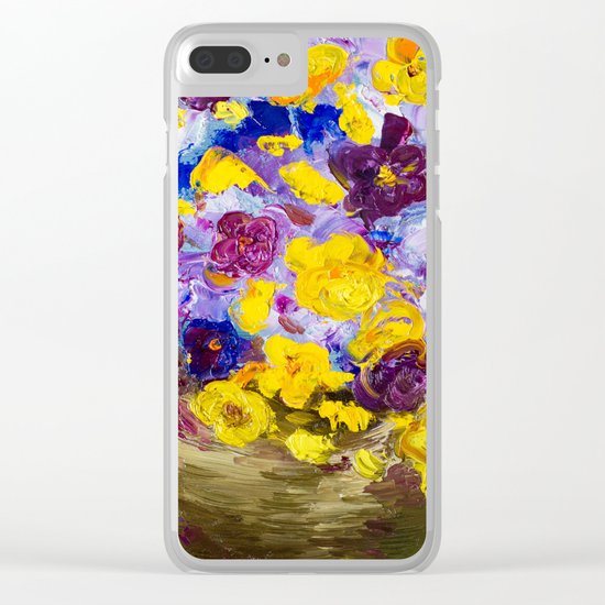 Bouquet of flowers Clear iPhone Case