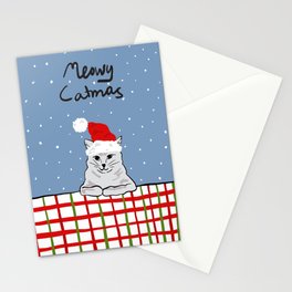 Meowy Catmas Stationery Cards