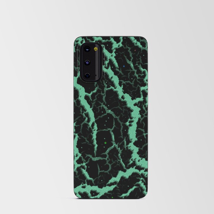 Cracked Space Lava - Mint Android Card Case