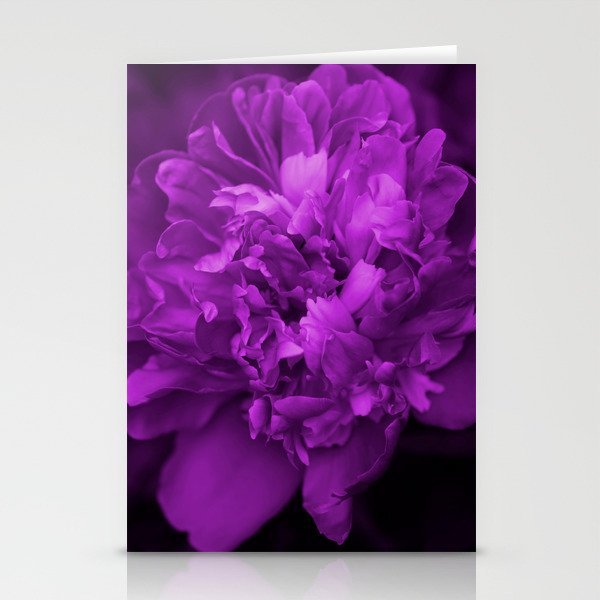 Peony In Ultra Violet Color #decor #society6 #buyart Stationery Cards