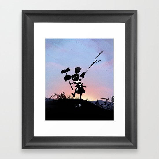 Harley Kid Framed Art Print