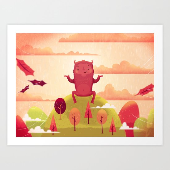 Welcome Autumn! Art Print
