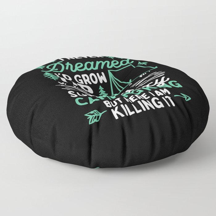 Camping King Floor Pillow