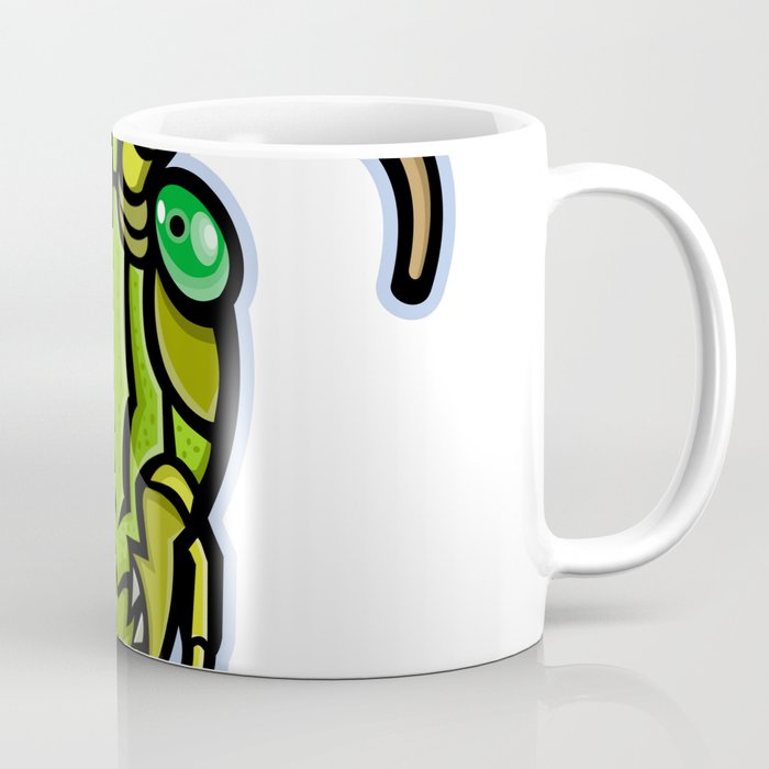 Grasshopper Head Mascot Coffee Mug