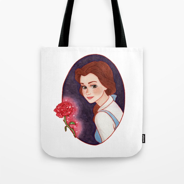beauty and the beast tote bag