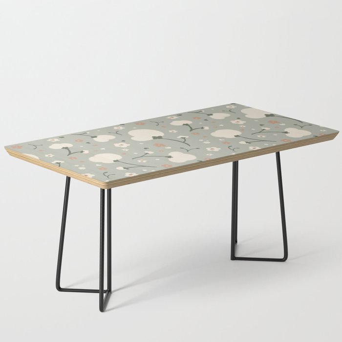 Cotton Buds - Green Coffee Table