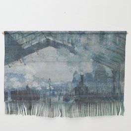 Claude Monet - Arrival of the Normandy Train Wall Hanging