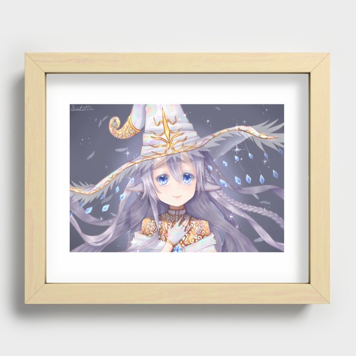 Uri the Holographic Mage Recessed Framed Print