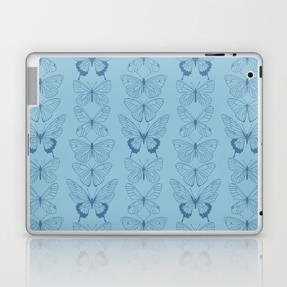 Butterfly Blues Laptop & iPad Skin