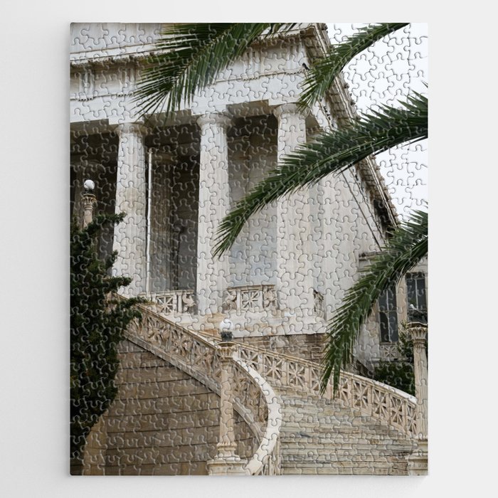Marble Stairs Athens #1 #wall #art #society6  Jigsaw Puzzle