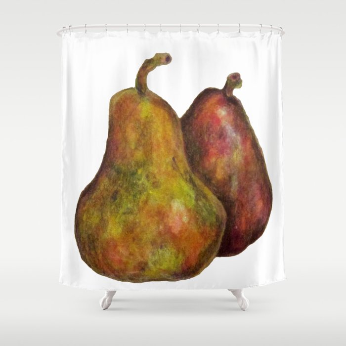 Pair of Pears Shower Curtain