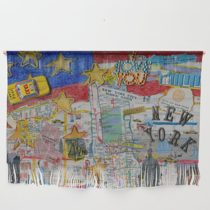 New York City Collage Wall Hanging