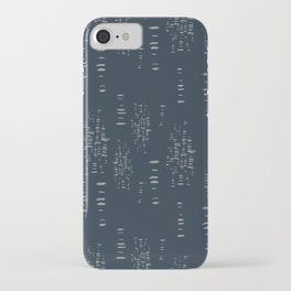 Navy Nature Texture  iPhone Case