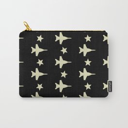 F-18 Hornet Fighter Jet Pattern Carry-All Pouch | Naval, Combat, Retired, Veteran, F18, Military, Carrier, Pilot, Growler, Angel 