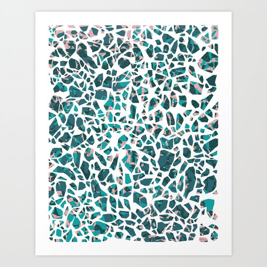 Grace Terrazzo Art Print