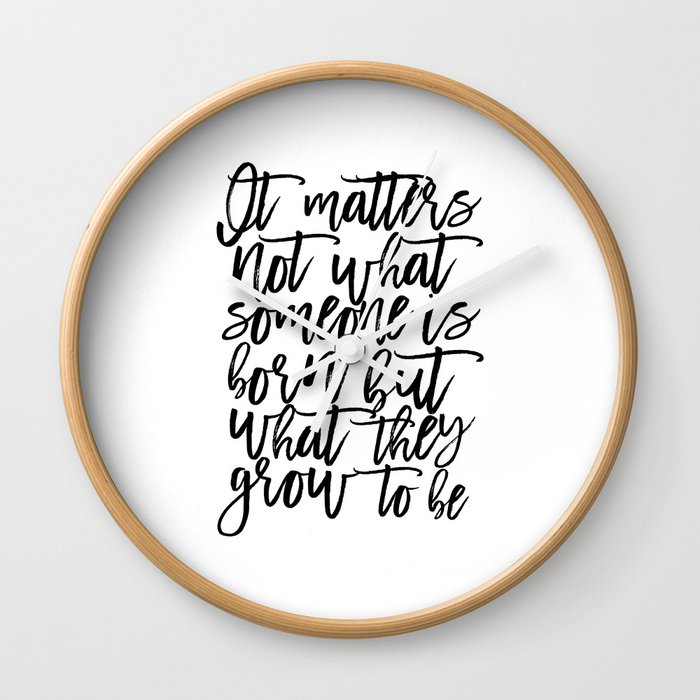 Bedroom Quote Baby Print Kids Room Decor Children Quote Kids Gift Inspiration Bedroom Decor Wall Clock By Alextypography