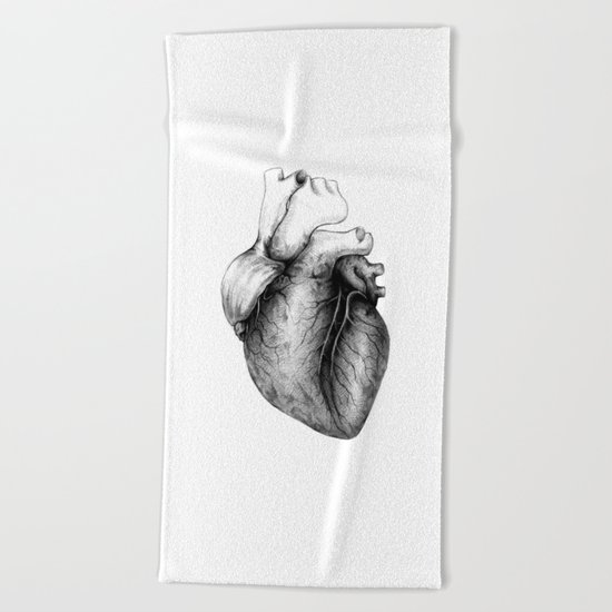 heart Beach Towel