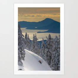 LIMITED EDITION (Almost sold out)  - KEVIN SANSALONE / HOWE SOUND SQUAMISH BC Art Print