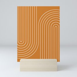 Minimal Line Curvature XCIII Mini Art Print