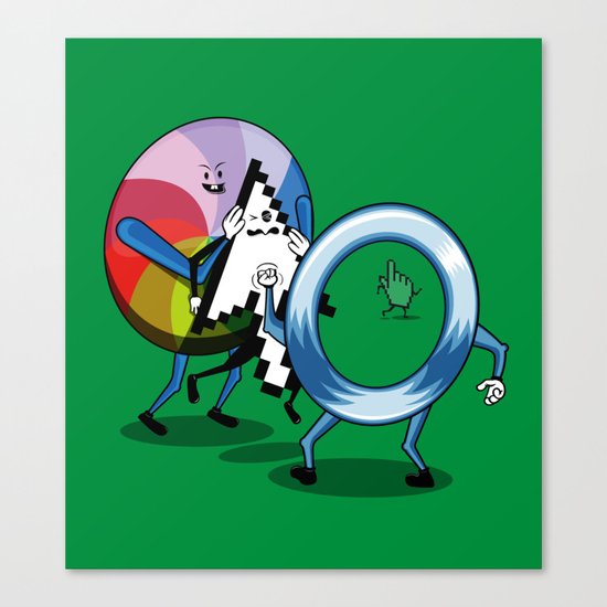 System bullies Canvas Print