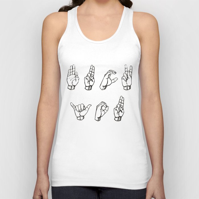 F you in sign language  Tank Top