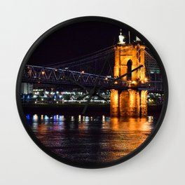 John A. Roebling Bridge Wall Clock