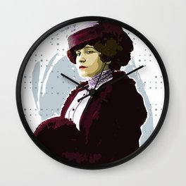 Portrait of Sidonie-Gabrielle Colette 2. Wall Clock