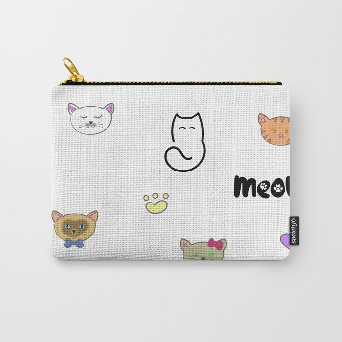 Multiple cats Carry-All Pouch