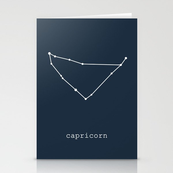 capricorn blue Stationery Cards