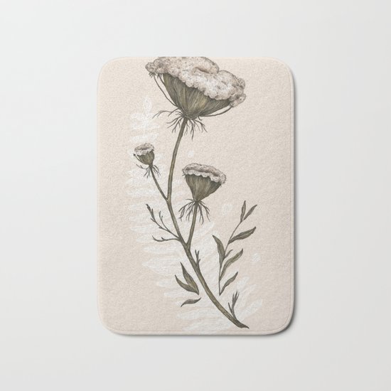 Queen Anne's Lace Bath Mat