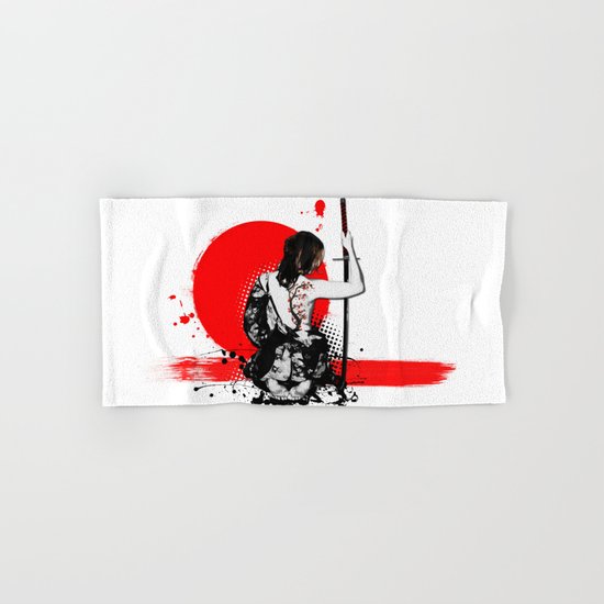 Trash Polka - Female Samurai Hand & Bath Towel