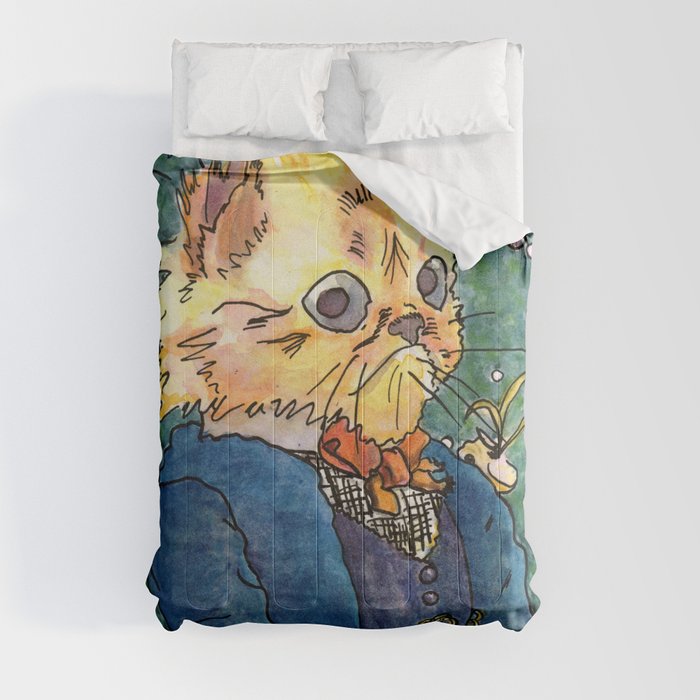 Walter Potter Cat Comforter