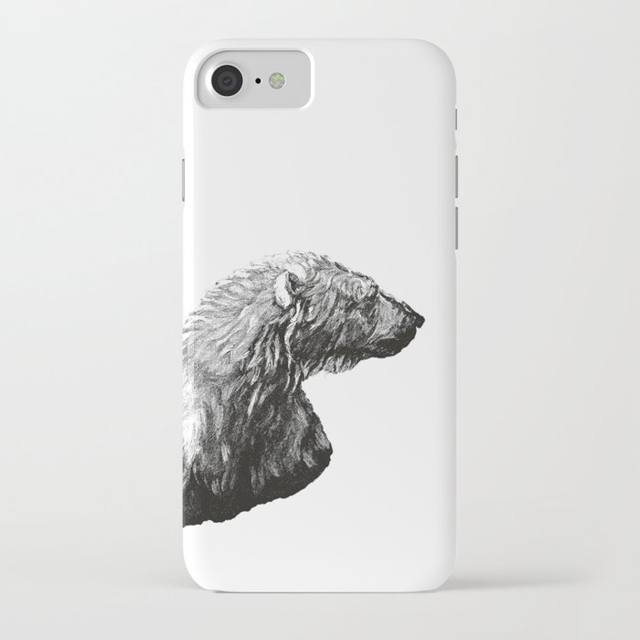 Scruffy Polar Baer iPhone Case