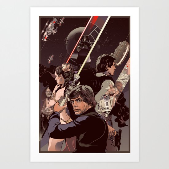 Duel of Fates Art Print