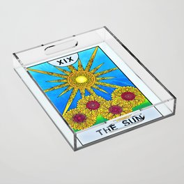 The Sun Acrylic Tray