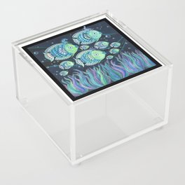 1.The Blue Fish Acrylic Box
