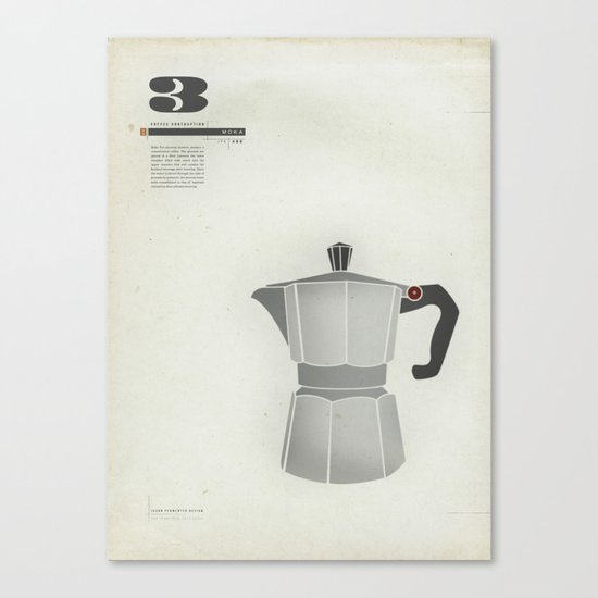 Coffee Contraption #3: Moka Canvas Print